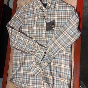 Scott Barber Bold Plaid Button Up casual shirt